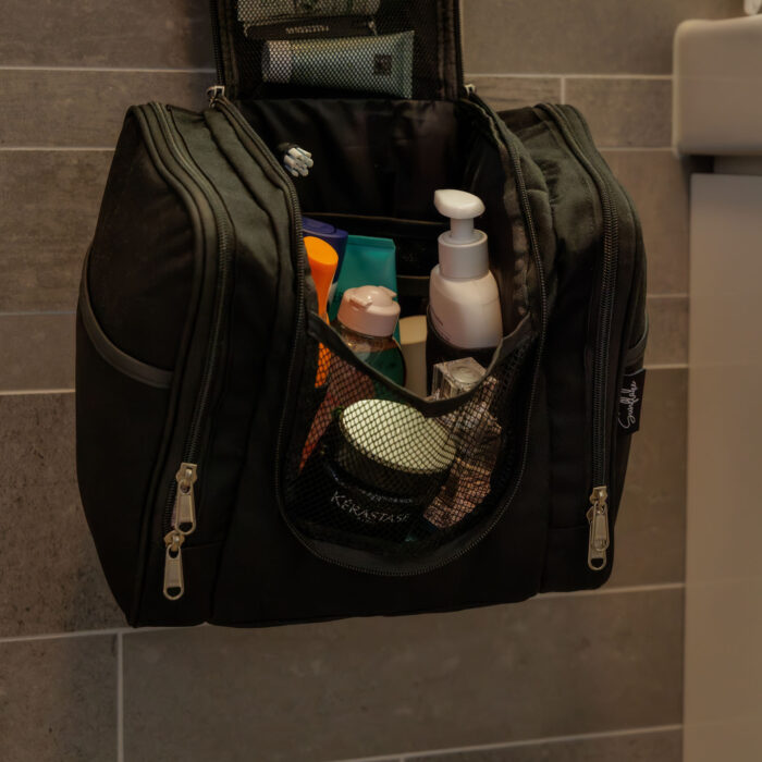 Toilettas met Haak XL Sunflake Toilettas Groot